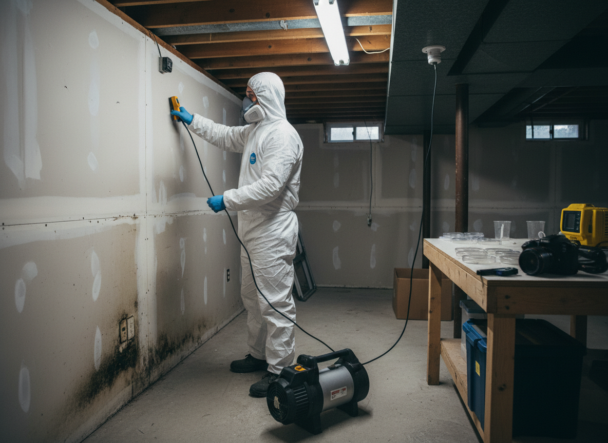 Mold inspection near me in Burton