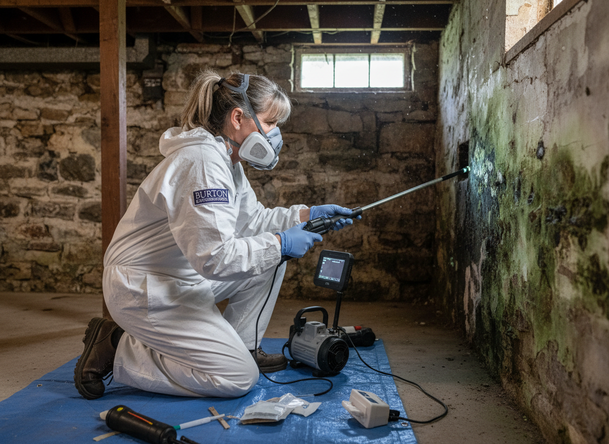 Mold Inspection in Burton