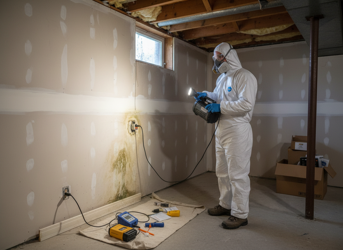 Mold testing near me in Burton
