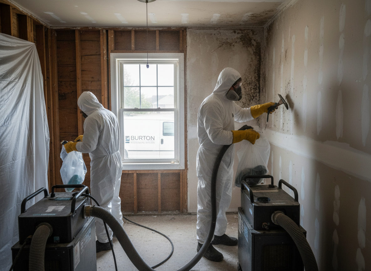 professional mold removal in Burton