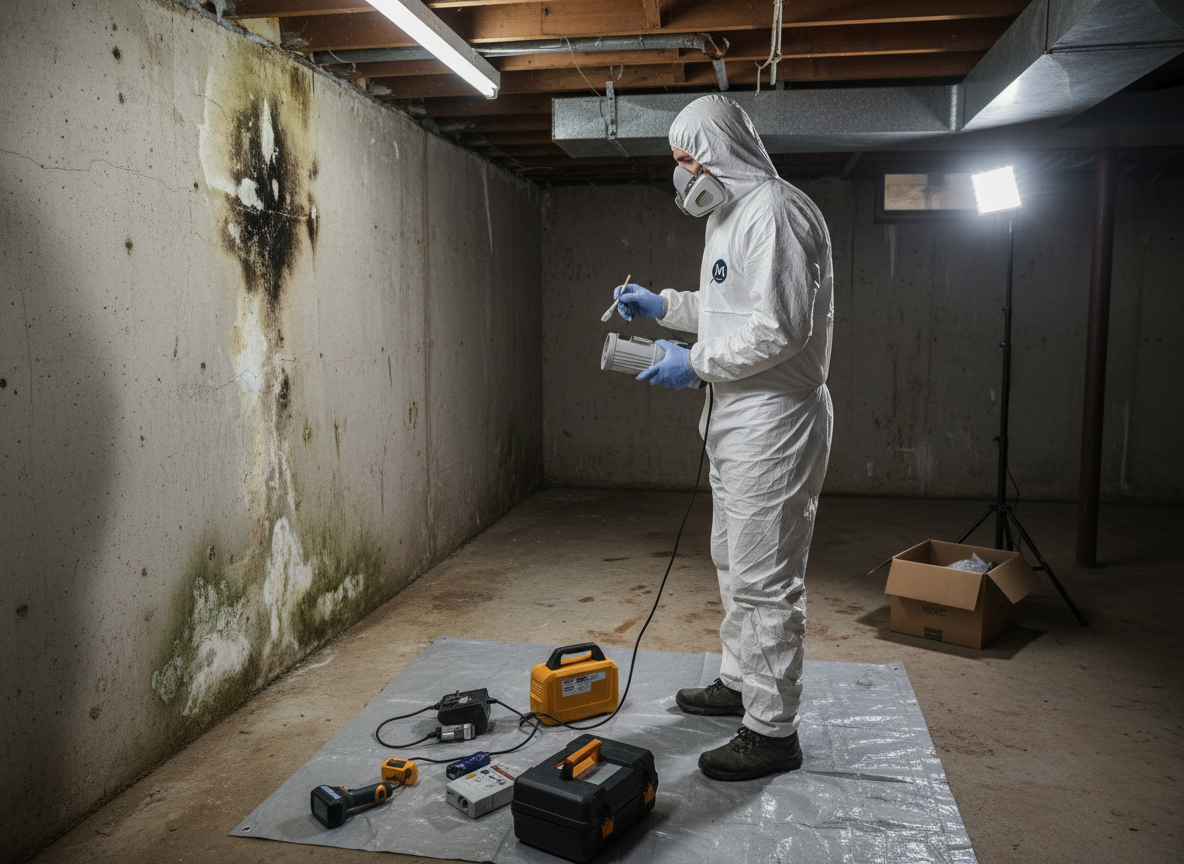 same day mold testing in Burton