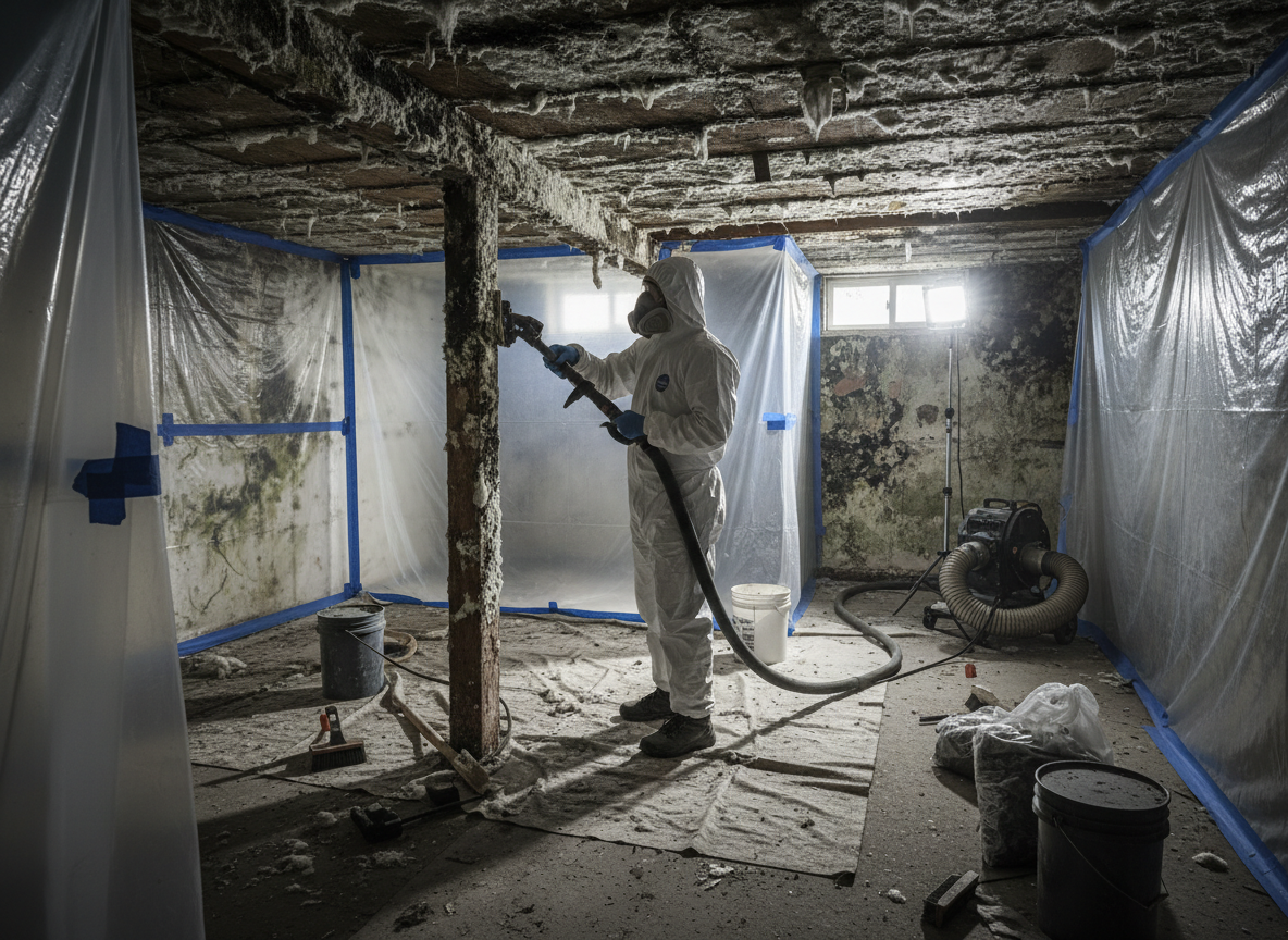 toxic mold removal in Burton